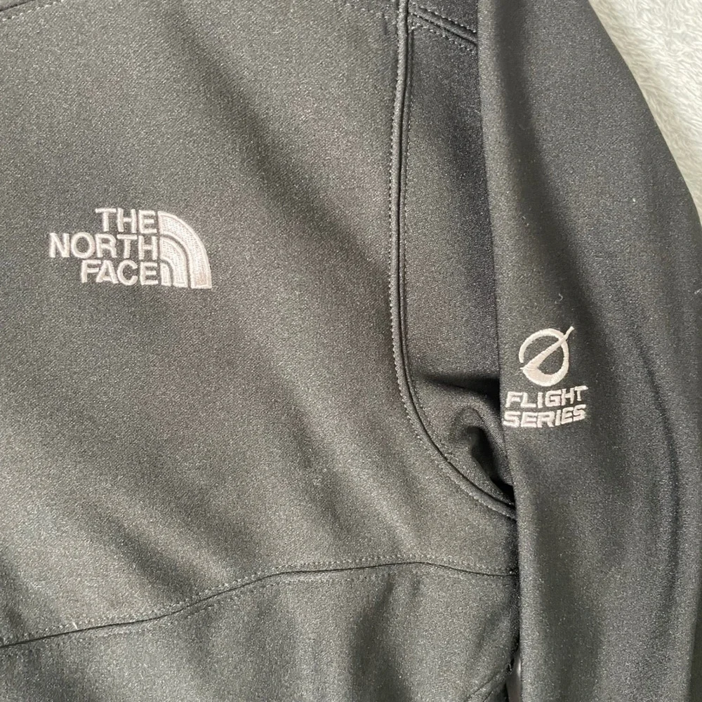 The North Face Jacket Mens Medium Flight Series TKA Stretch Black Full Zip - Picture 5 of 14